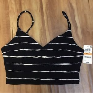 Bar III navy blue crop top